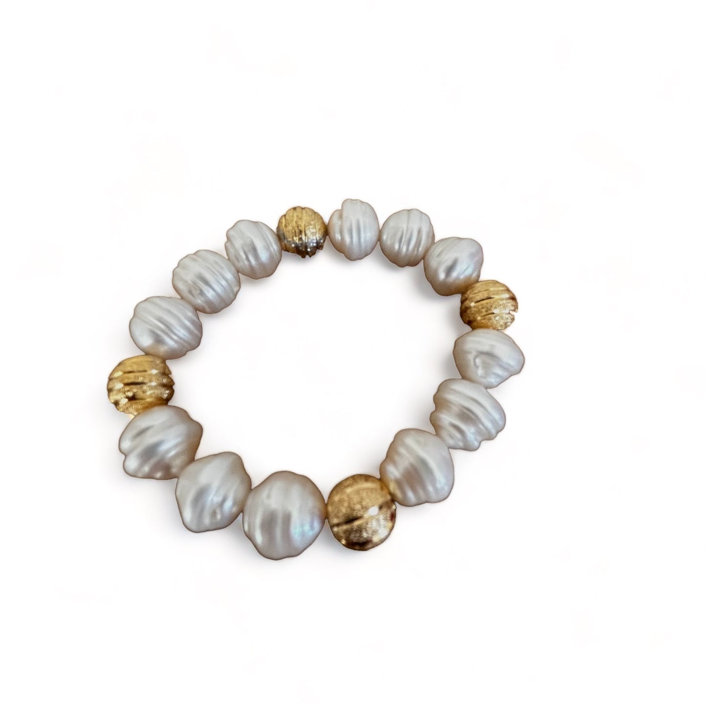 DREAMSHINES PEARL WITH A TWIST elastic bracelet