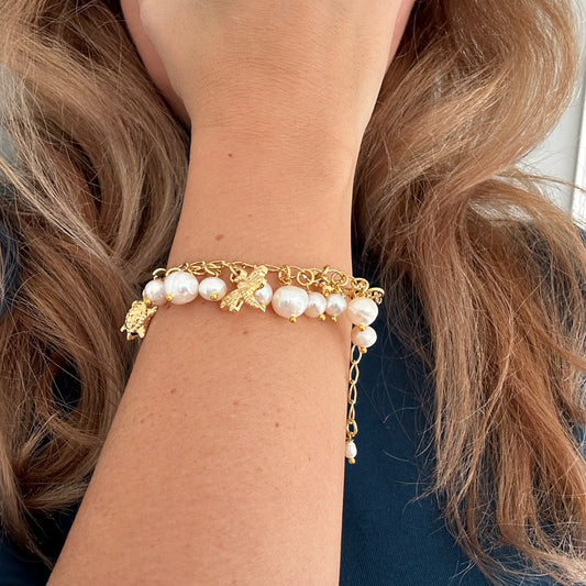 DREAMWEAVER pearl bracelet by DREAMSHINES