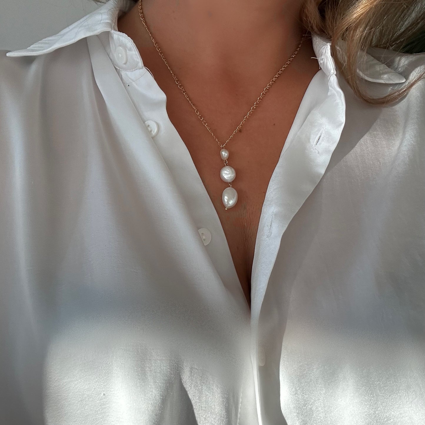 SIMPLY BEAUTIFUL PEARL necklace