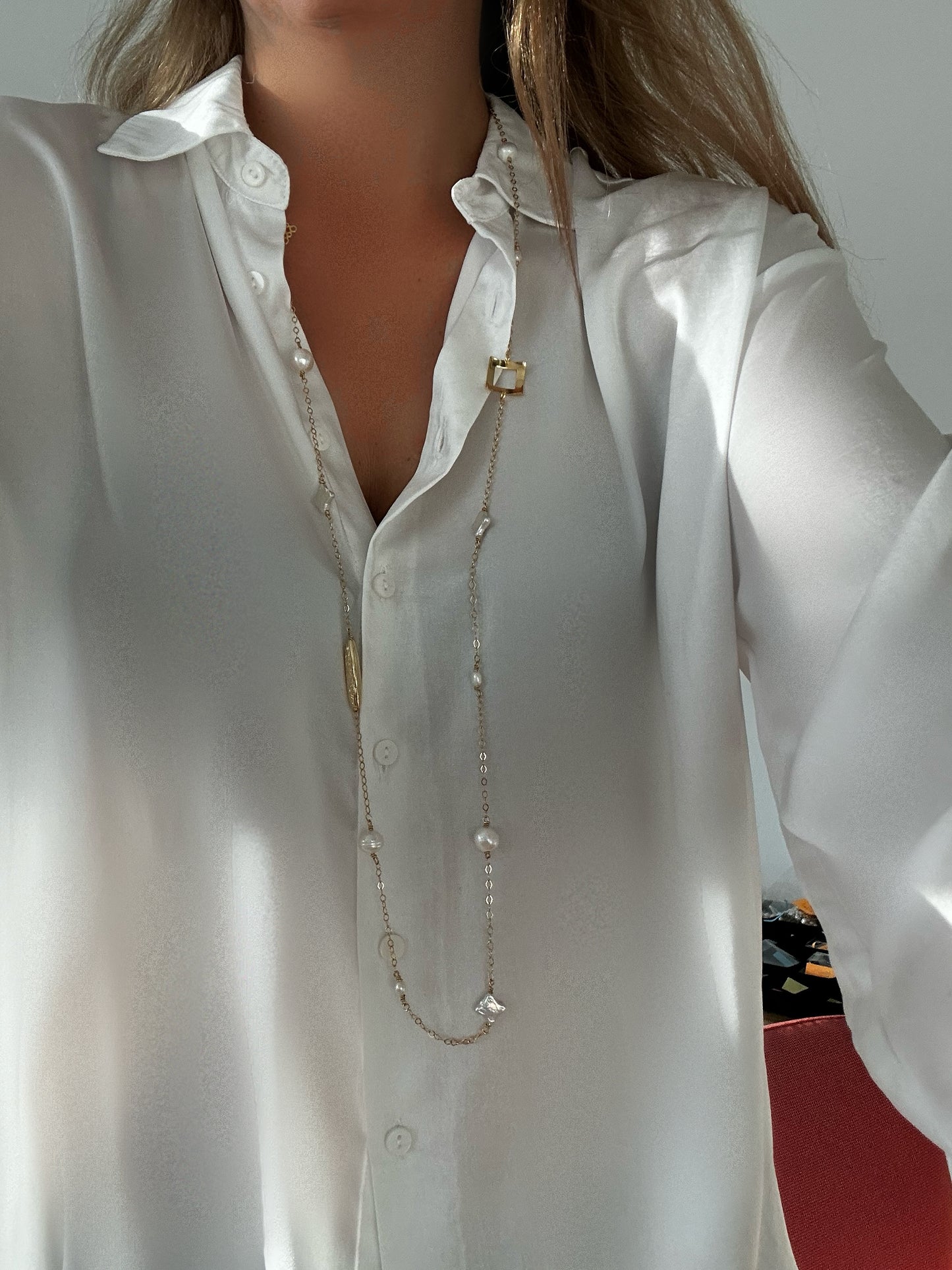 Collar largo MIS AMULETOS Y PERLAS DREAMSHINES