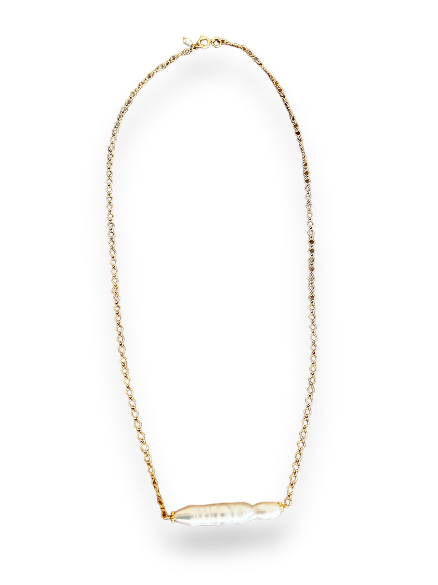 BAROQUE BAGUETTE DREAMSHINES PEARL short necklace