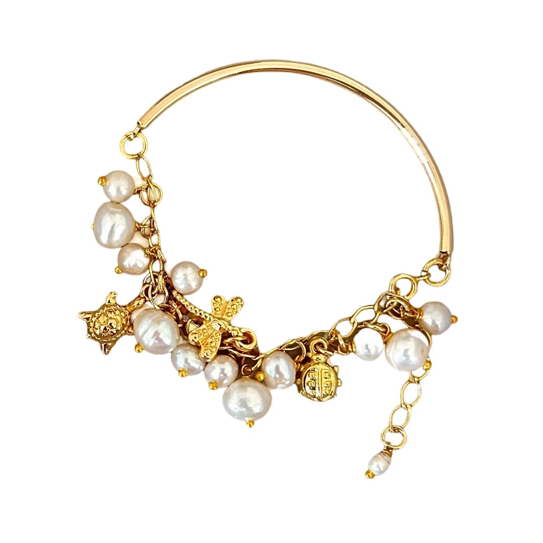 DREAMWEAVER pearl bracelet by DREAMSHINES
