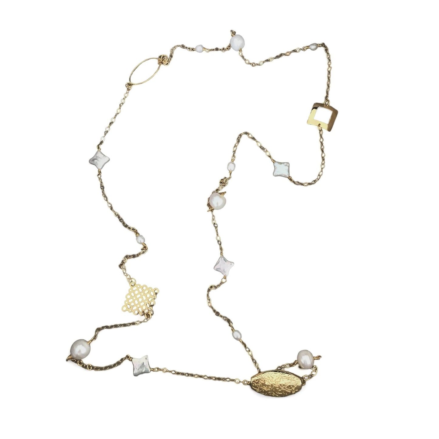 Collar largo MIS AMULETOS Y PERLAS DREAMSHINES