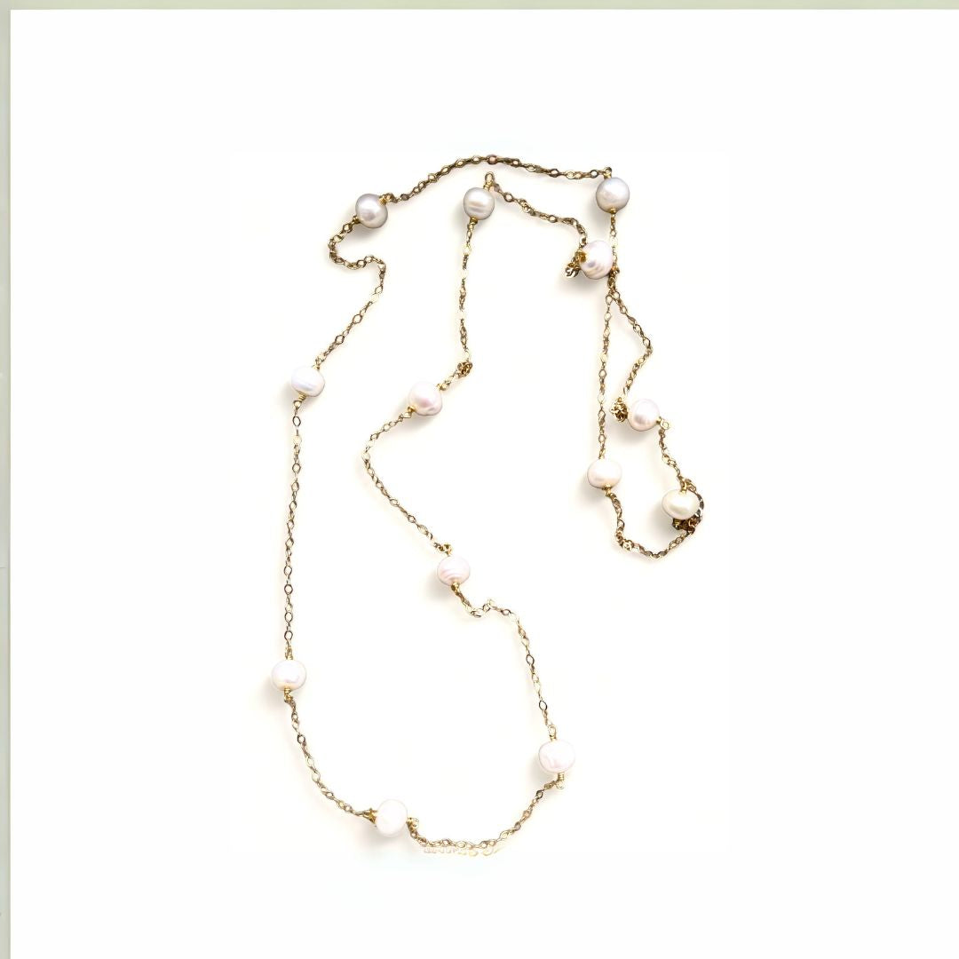DREAMSHINES PEARL CONSTELLATION long necklace