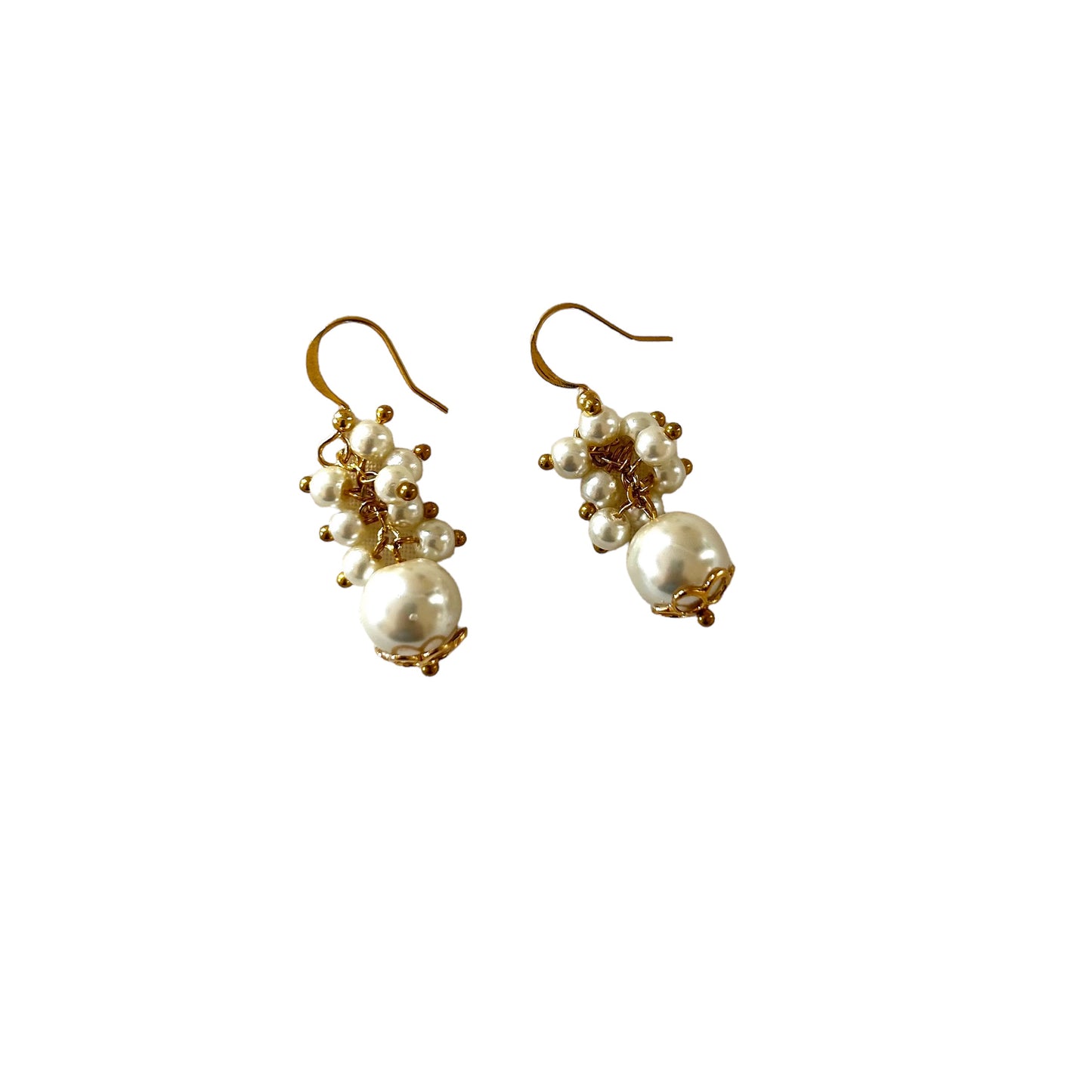 DREAMWEAVER pearl french hook earrings